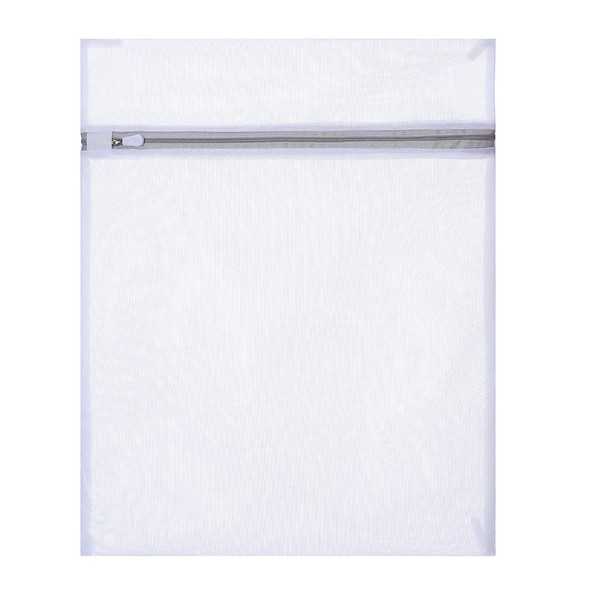 Net, protective clothing bag for the washing machine - 50 x 60 cm, white